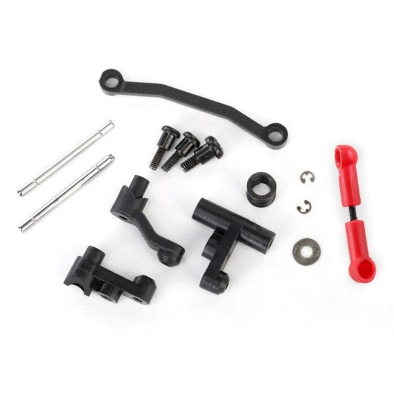 Traxxas 7538X – Steering bellcranks servo saver/ spring/ spring retainer/ posts/ draglink