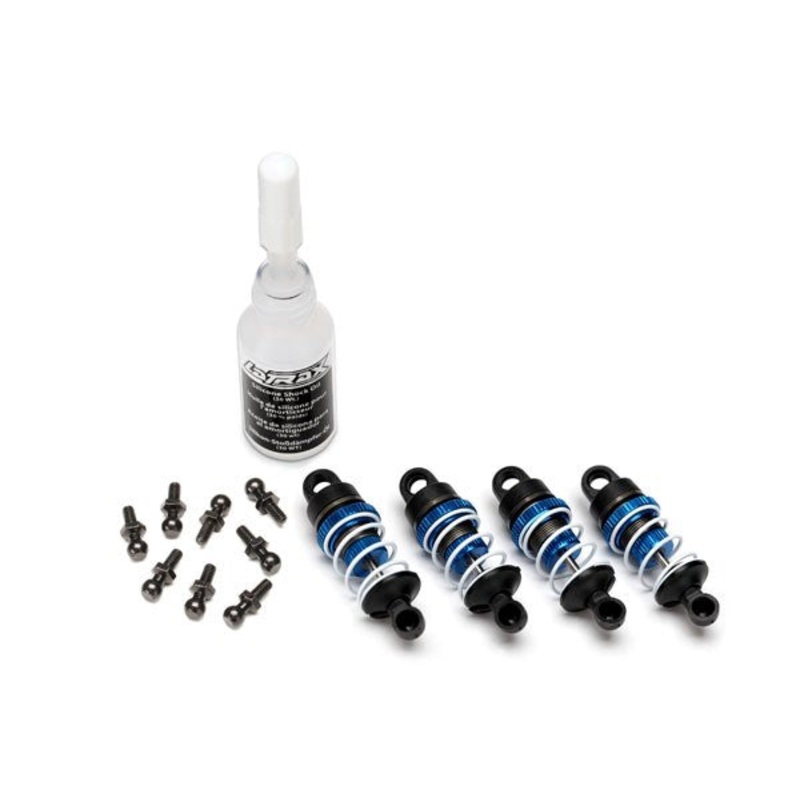 Traxxas 7560X – Shocks Aluminum (Blue-Anodized) (Assembled With Springs) (4)