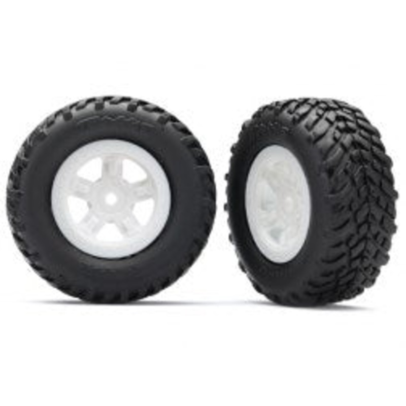 Traxxas 7674X T&W SCT WHT WHL/OF/R RCNG