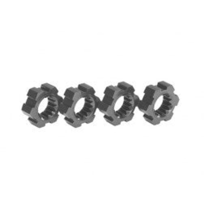 Traxxas 7756-GRAY WHEEL HUB X-MAXX ALUMINUM GRAY