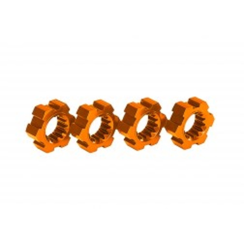 Traxxas 7756-ORNG WHEEL HUB X-MAXX ALUMINUM ORNG