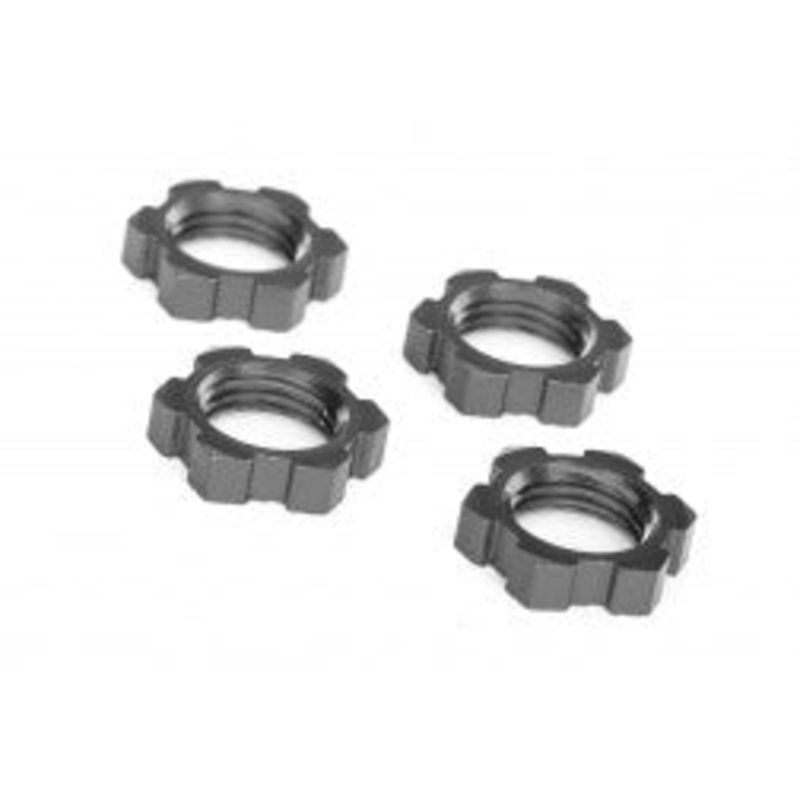 Traxxas 7758-GRAY WHEEL NUTS SPLINED 17MM