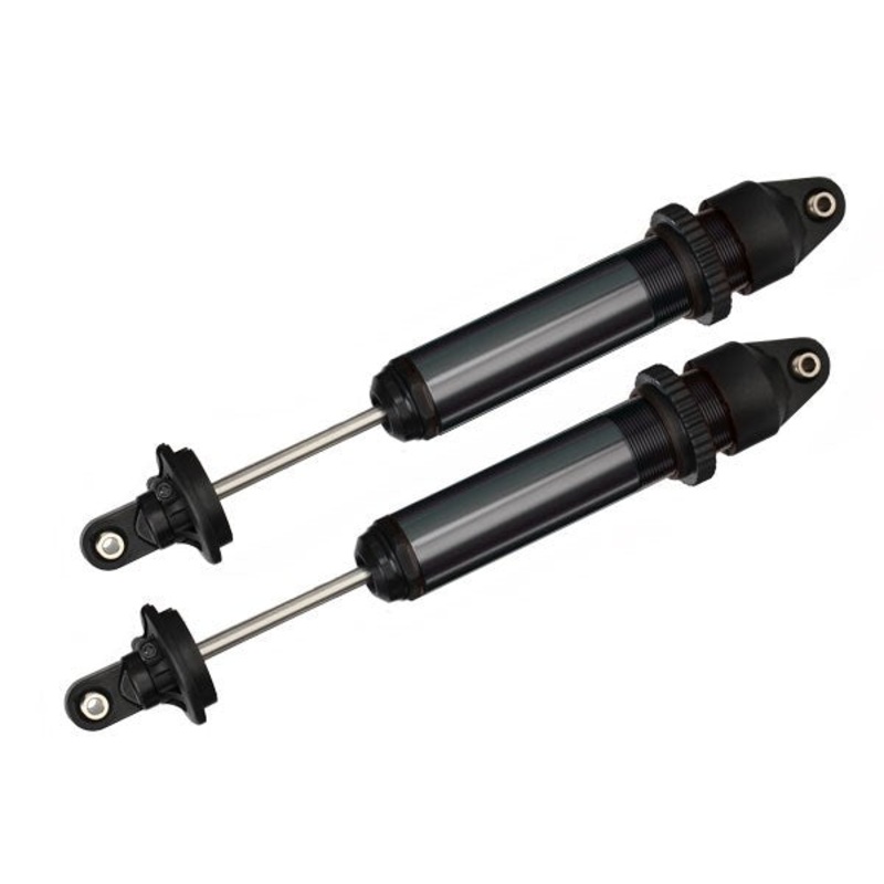Traxxas 7761A Shocks GTX aluminum (black-anodized) (fully assembled w/o springs) (2)