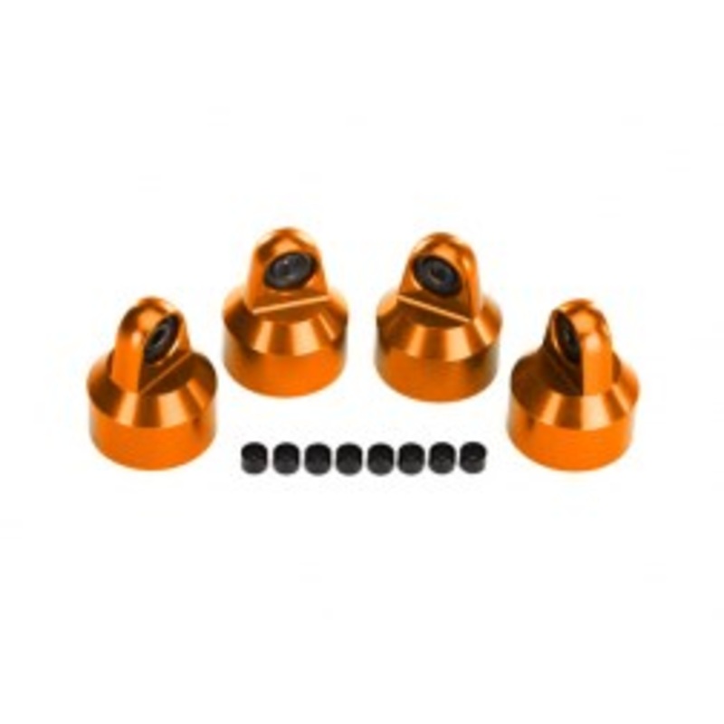 Traxxas 7764-ORNG SHOCK CAPS GTX ALUM ORNG