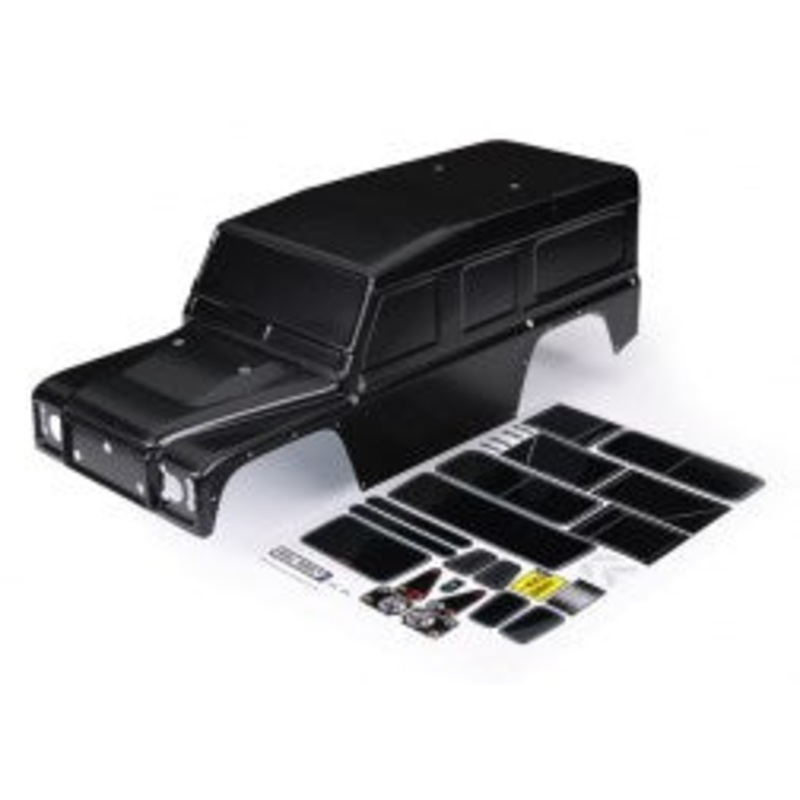 Traxxas 8011-BLK BODY TRX-4 DEFENDER BLK DECALS