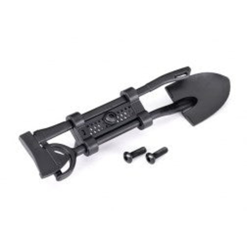 Traxxas 8122-BLK SHOVEL/AXE/ACCESSORY MOUNT BLK
