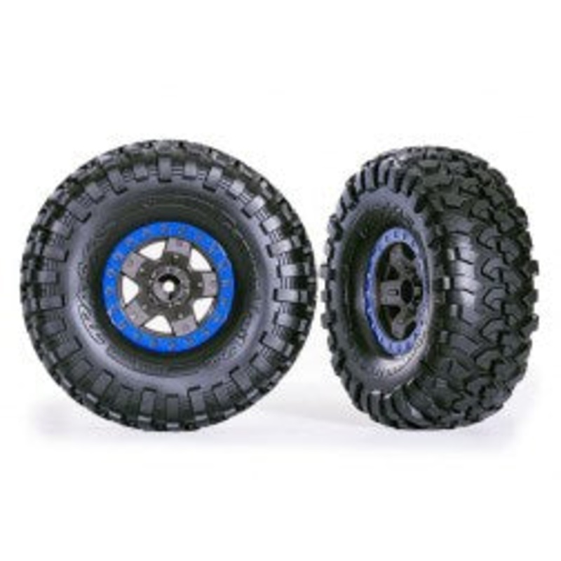 Traxxas 8181-BLUE T&W SPRT 2.2WHL BLUE BL/CANYON TRL