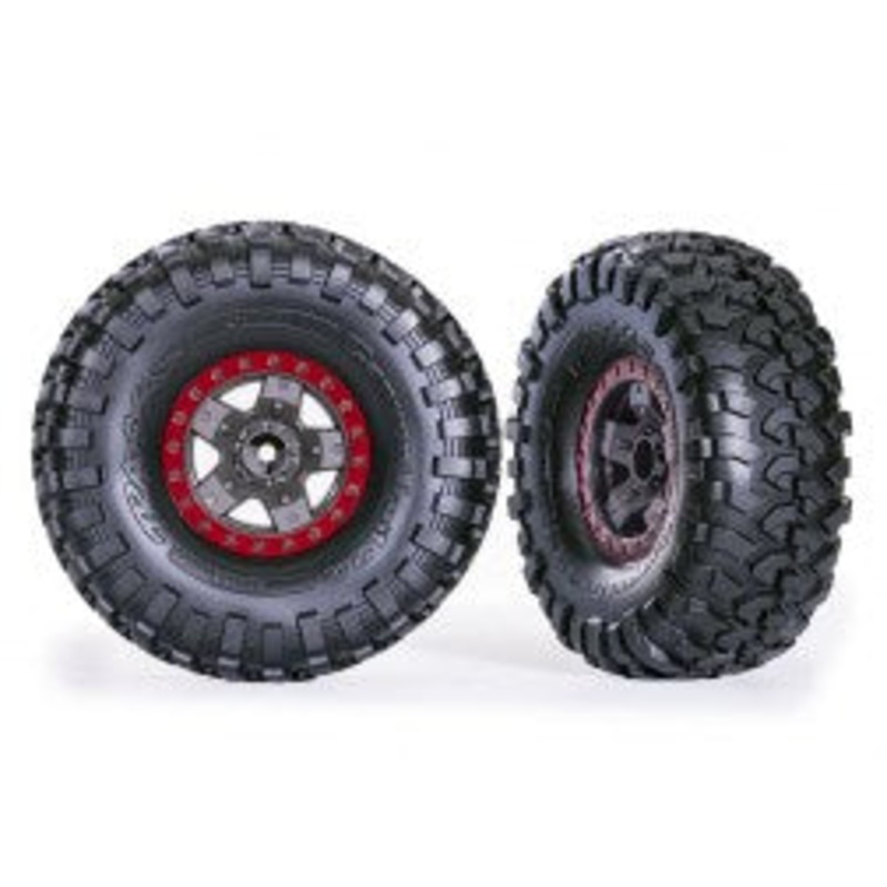 Traxxas 8181-RED T&W SPRT 2.2WHL RED BL/CANYON TRL