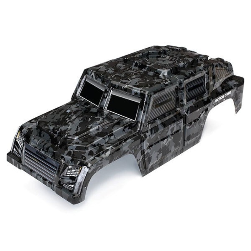 Traxxas 8211X – Body Tactical Unit Night Camo (Painted)/ Decals