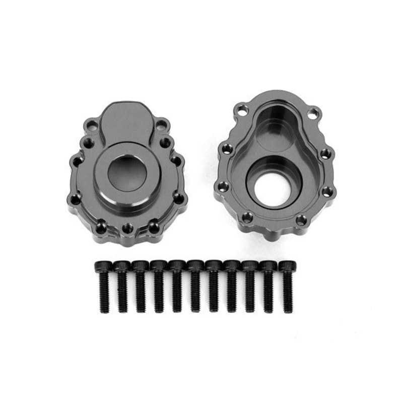 Traxxas 8251A Portal housings outer 6061-T6 aluminum (charcoal gray-anodized) (2)/ 2.5×10 CS (12)