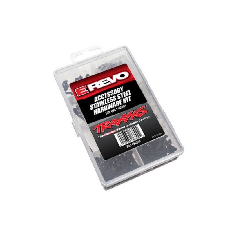 Traxxas 8689X HARDWARE KIT STAINLESS E-REVO VXL CMPLT