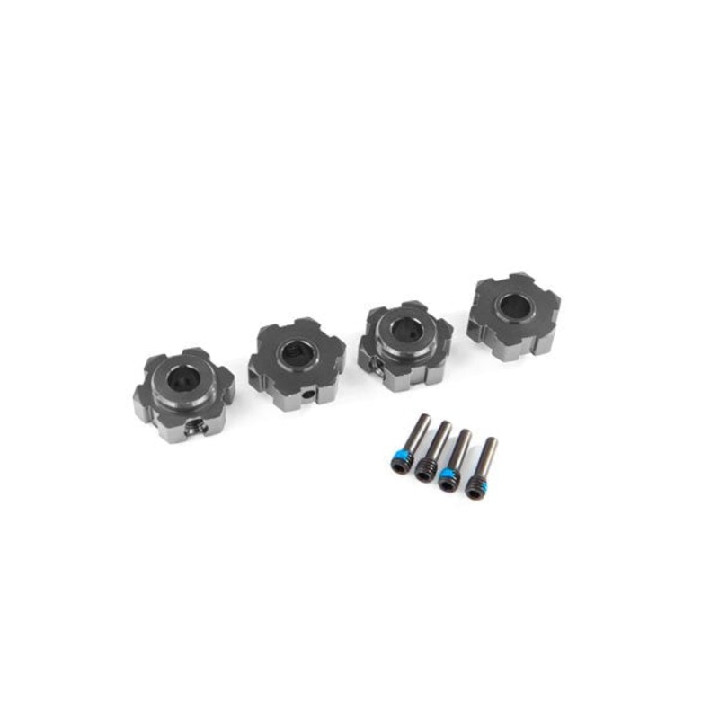 Traxxas 8956-GRAY Wheel Hubs Hex Alum Gray