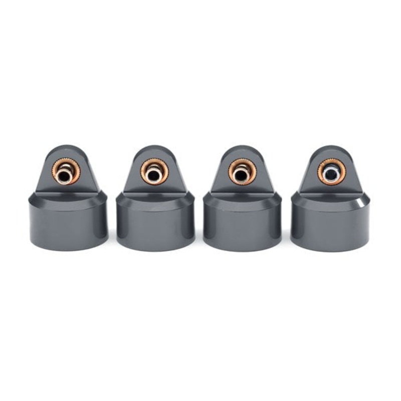Traxxas 8964-GRAY Shock Cap Alum Gt-Maxx Gray