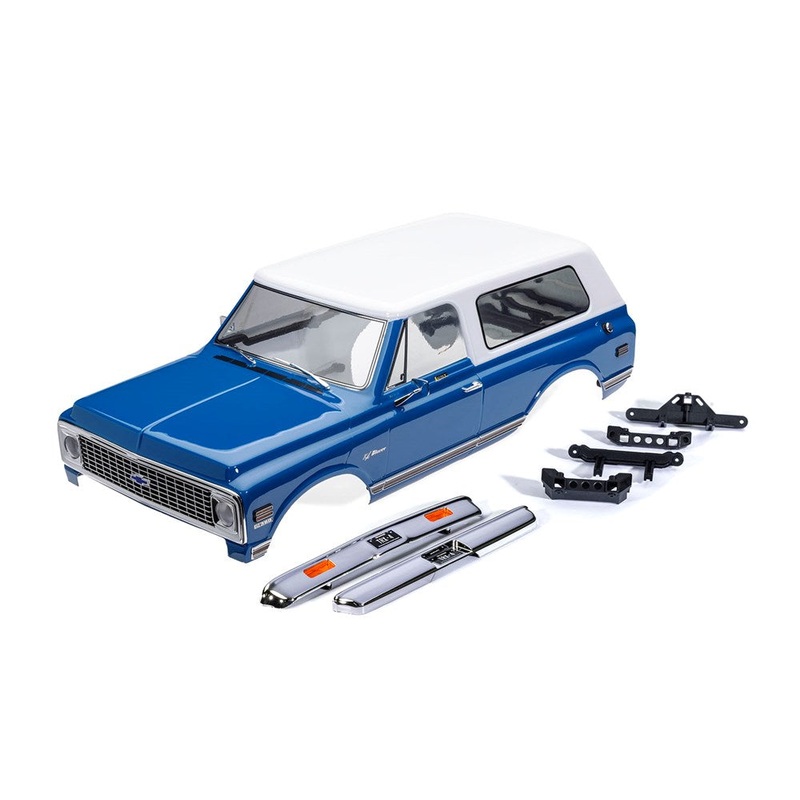 Traxxas 9130-BLWT BODY CHEVROLET 72 BLAZER BLUE/WHT