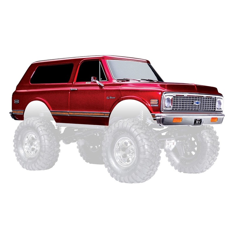 Traxxas 9130-RED BODY CHEVROLET 72 BLAZER CMPLT RED