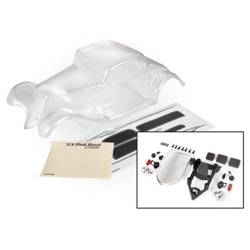 Traxxas 9333 – Body Factory Five ’33 Hot Rod Coupe (clear requires painting)