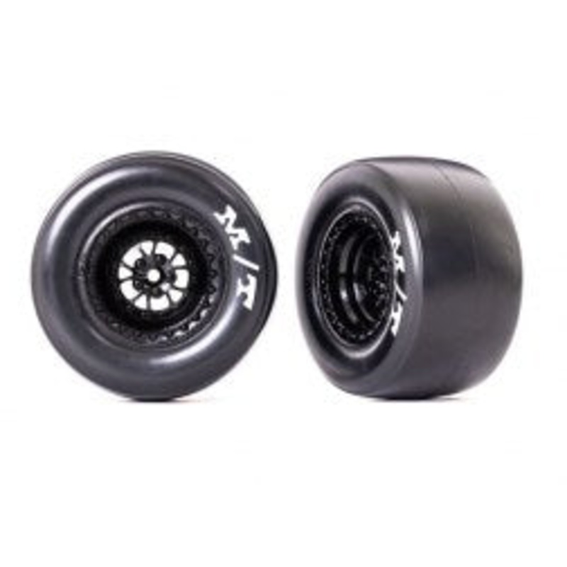 Traxxas 9476 T&W WELD GLOSS BLK/STICKY REAR