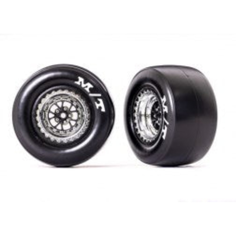 Traxxas 9476R T&W WELD CHRME BLK/STICKY REAR