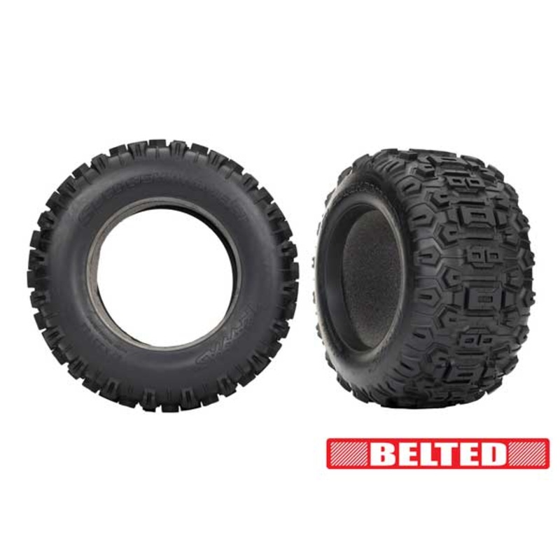 Traxxas 9571 TIRES SLDGEHMR BELTED FOAM INSRT