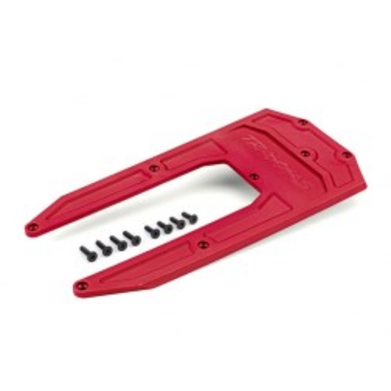 Traxxas 9623R SKIDPLATE RED SLEDGE