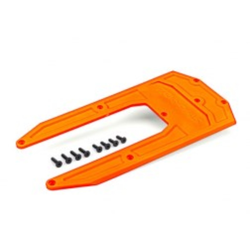 Traxxas 9623T SKIDPLATE ORANGE SLEDGE