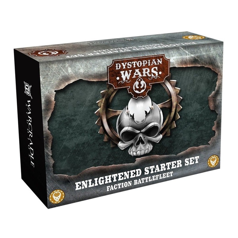 Warcradle DWA100000 Dystopian Wars: Enlightened Starter Set – Faction Battlefleet
