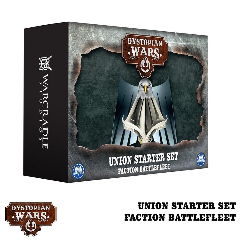 Warcradle DWA120000 Dystopian Wars: Union Starter Set –  Faction Battlefleet