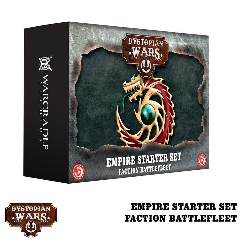Warcradle DWA220000 Dystopian Wars: Empire Starter Set –  Faction Battlefleet