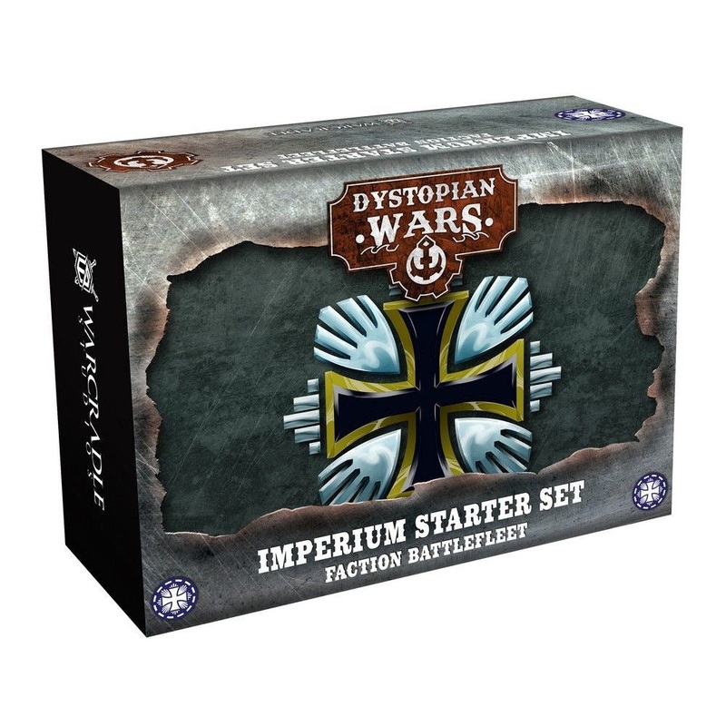 Warcradle DWA250000 Dystopian Wars: Imperium Starter Set –  Faction Battlefleet