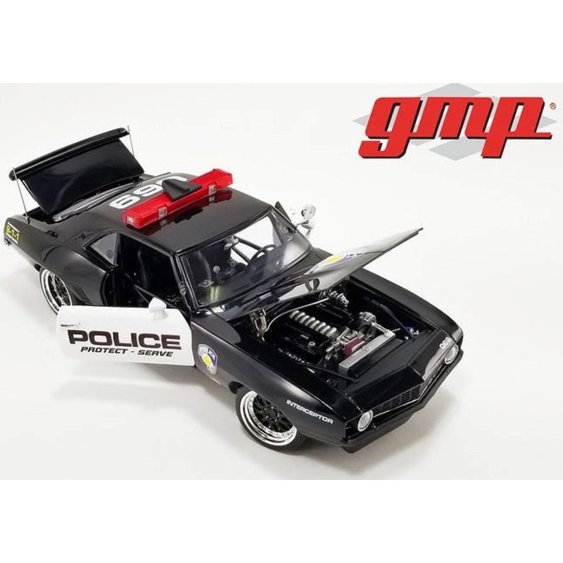 GMP Die Cast Replicas GMP-18935 1/18 1969 Chevrolet Camaro – Street Fighter Police Interceptor
