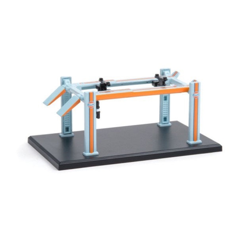 GreenLight 16100-B 1/64 Automotive Four-Post Lift – Gulf Oil