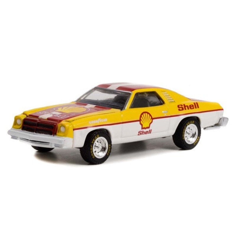 GreenLight 28100-B 1/64 1975 Chevrolet Chevelle Laguna – Shell Oil 100th Anniversary