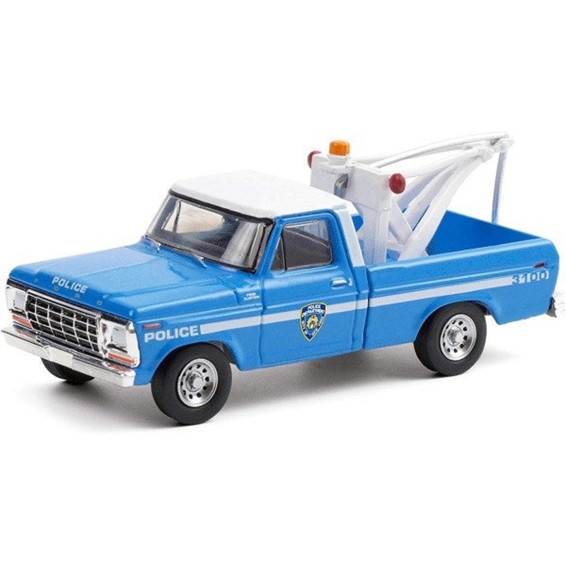 GreenLight 30224 1/64 1979 Ford F-250 w/Tow Hook – NYPD