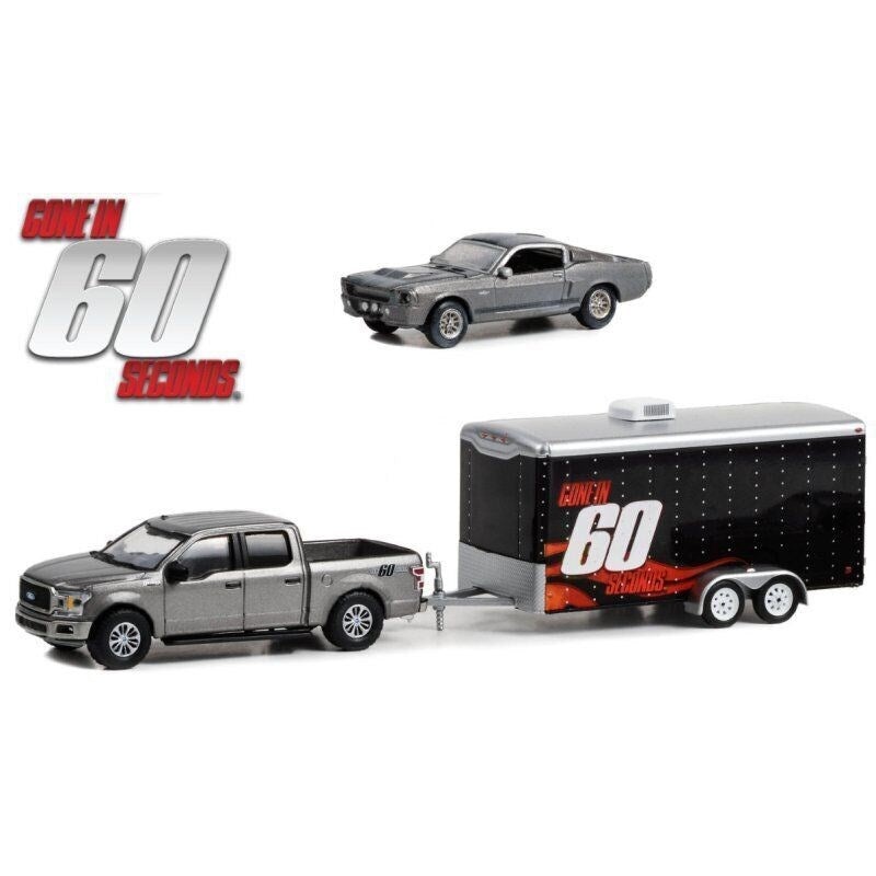 Greenlight 31160-A 1/64 2020 Ford F-150 XL with 1967 Ford Mustang Eleanor