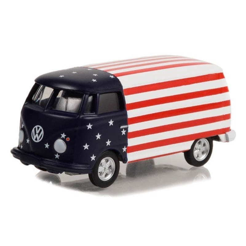 GreenLight 36060-A 1/64 1964 Volkswagen Type 2 Panel Van – American Flag