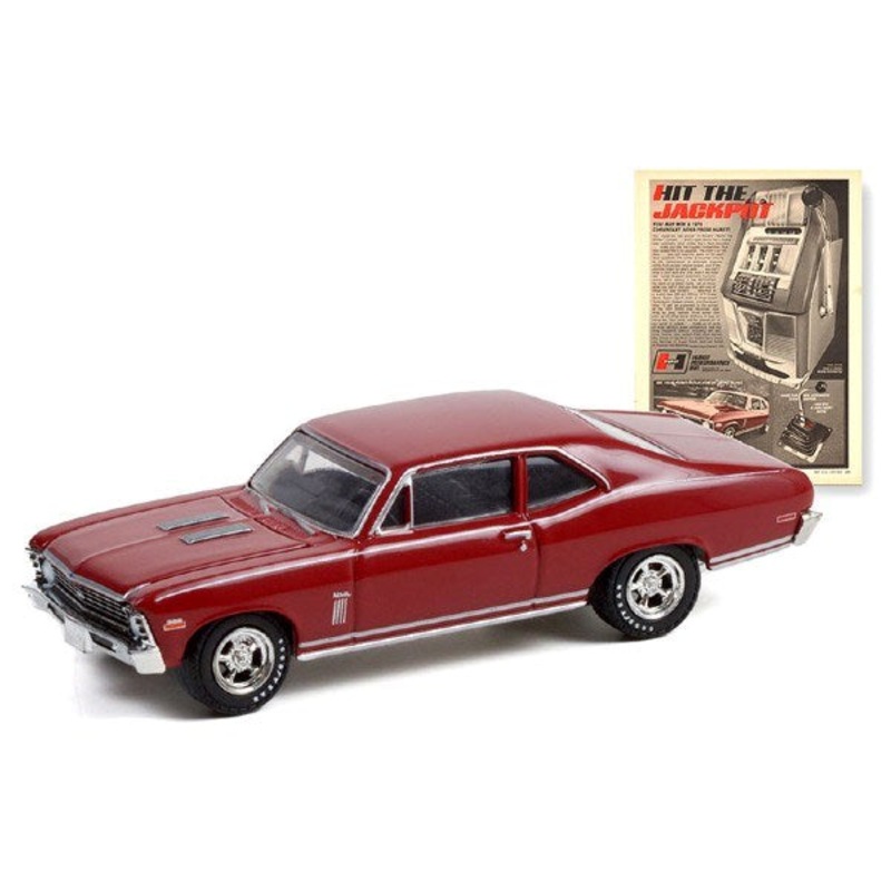 GreenLight 39090-C 1/64 1970 Chevrolet Nova – Hit The Jackpot. The Hurst Jackpot!