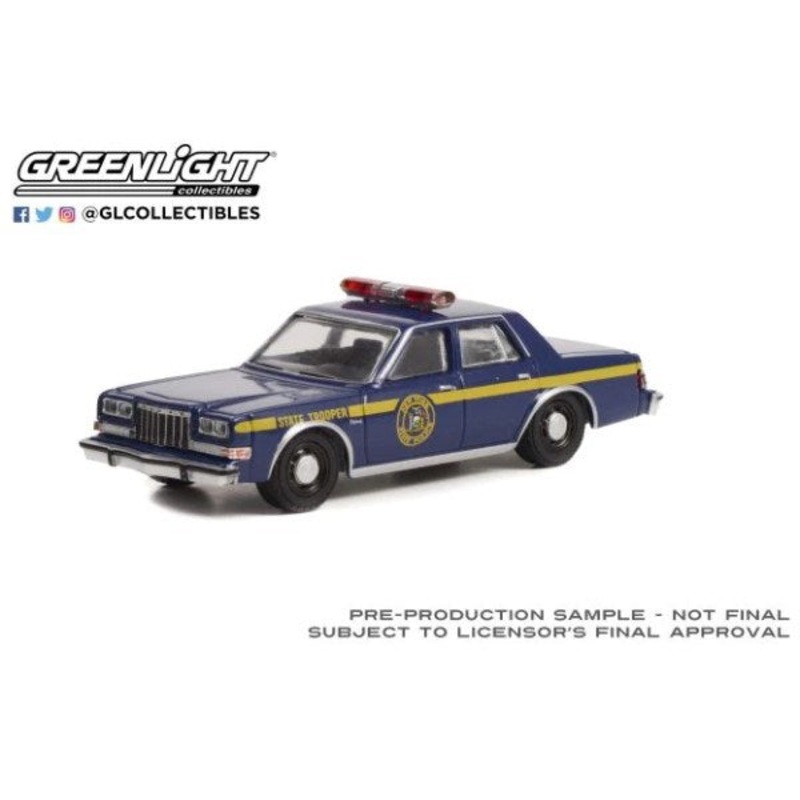 GreenLight 43000-A 1/64 1985 Dodge Diplomat – New York State Police