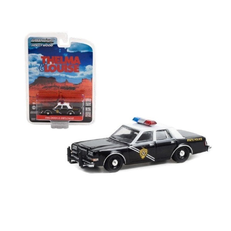 GreenLight 44945-E 1/64 1984 Dodge Diplomat – New Mexico State Police (Thelma & Louise)