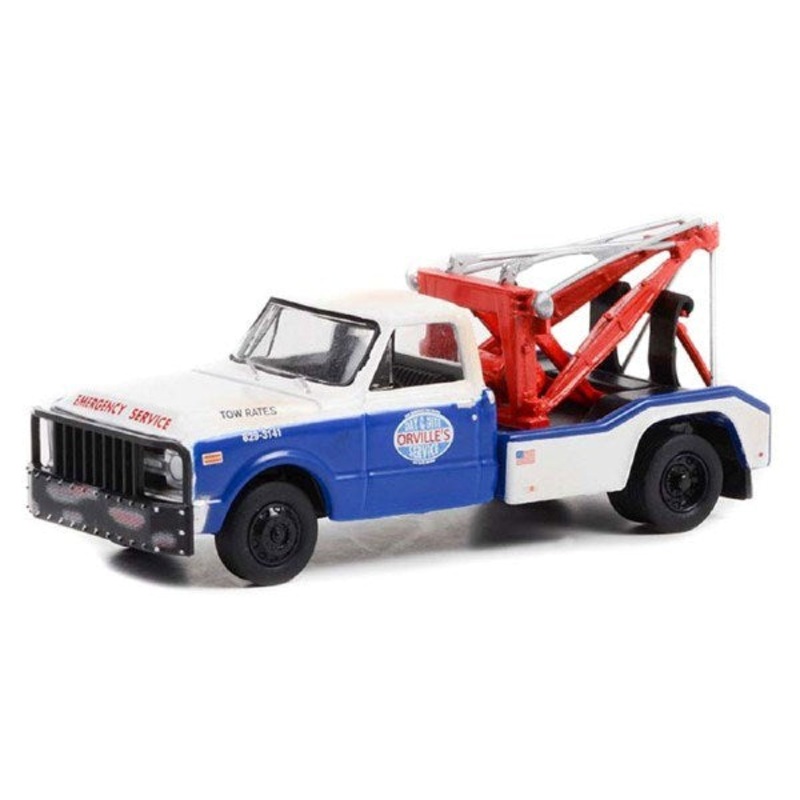 GreenLight 46090-B 1/64 1969 Chevrolet C-30 Dually Wrecker – Orville’s Day and Nite Service