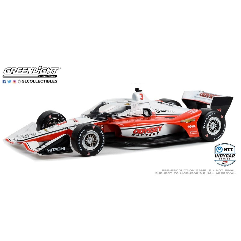 GreenLight GL-11174 1/18 2022 NTT IndyCar- #3 Scott McLaughlin/Odyssey Battery (Road Course)