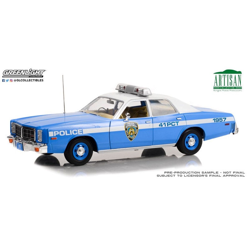 GreenLight GL-19132 1/18 1978 Dodge Monaco- NYPD