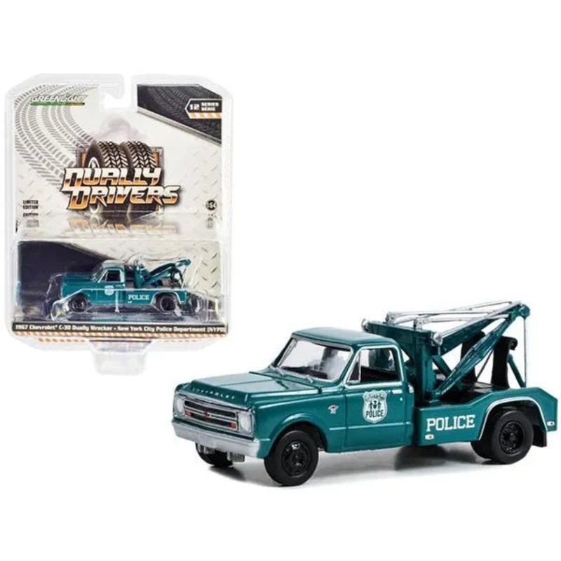 GreenLight GL-46120-A 1967 Chevrolet C-30 Dually Wrecker- NYPD