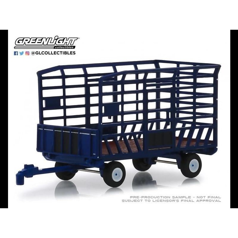 GreenLight GL-48020-F 1/64 Bale Throw Wagon