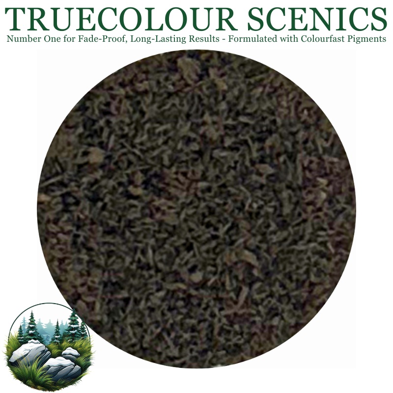Truecolour Scenics Blended Turf Ground Cover Fine Dark Earth Brown