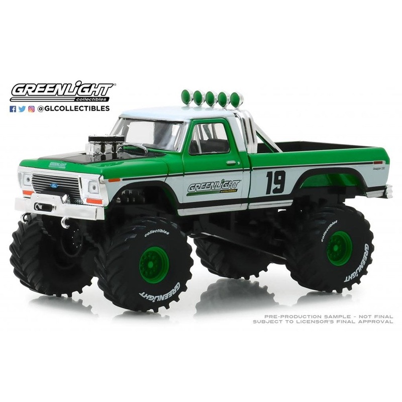 GreenLight GL-86161 1/43 1974 Ford F-250 Monster Truck- #19 Greenlight Racing
