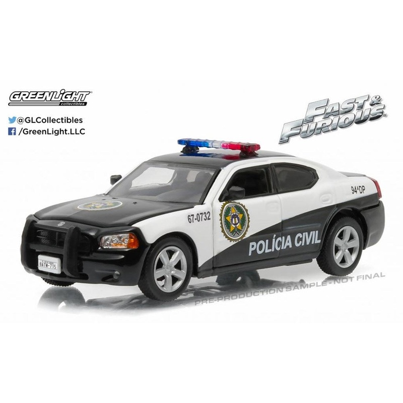 GreenLight GL-86237 1/43 2006 Dodge Charger- Rio Police