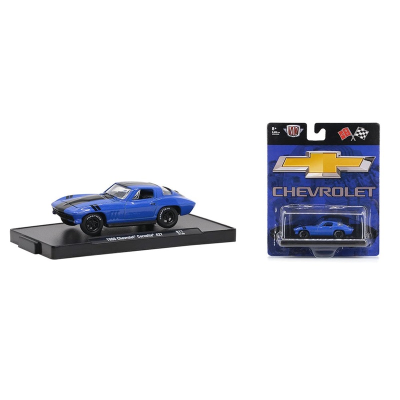 M2 Machines M2-11228-77C 1/64 1966 Chevrolet Corvette 427
