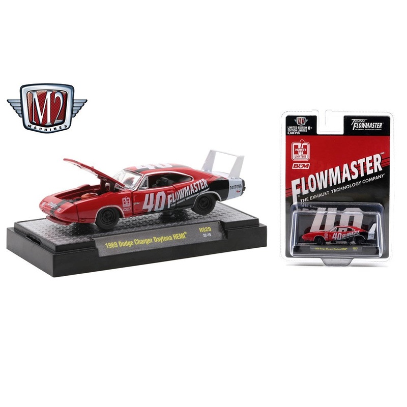 M2 Machines M2-31500-HS29 1/64 1969 Dodge Daytona HEMI
