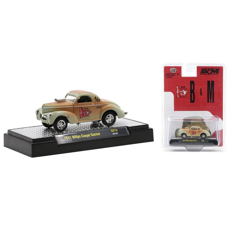 M2 Machines M2-31600-GS13 1/64 1941 Willys Coupe Gasser