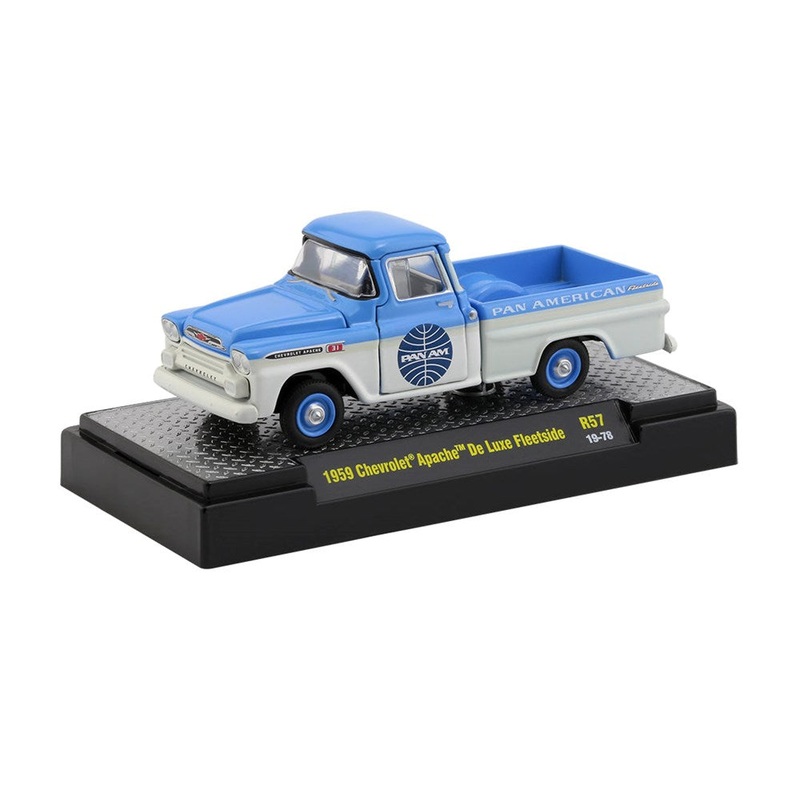M2 Machines M2-32500-57D 1/64 1959 Chevrolet Apache Deluxe Fleetside